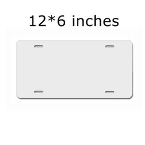 Sublimation License Plate Retail Supplies Aluminum Metal Sublimation Blanks Plates A02