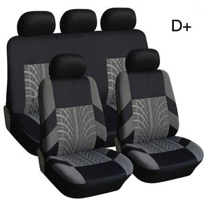 Araba koltuğu kapakları Otomatik kiti evrensel lastik desen koruyucusu dekoratif sedan SUV kamyon vaninerior parçaları