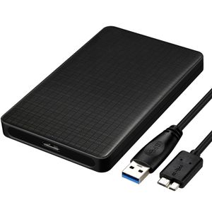 Caixa de gabinetes de disco rígido 2.5 polegadas USB3.1 para SATA Ferramenta GRÁTIS 5 Gbps Suporte 2TB UasP Protocol Gabinete de Disco Rígido