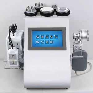 Taşınabilir 9 In 1 Lazer Zayıflama Makinesi Vücut Şekli Lipo Ultrason Vakum RF Kavitasyon EMS Foton Cilt Sıkma Yüzü Kaldırma Yağ Yanma Kilo Ev Salon Kullanımı