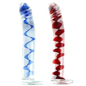 Glas dildo för kvinnor vuxna sexiga leksaker grand kvinnlig onani g spot stimulators kvinna penis