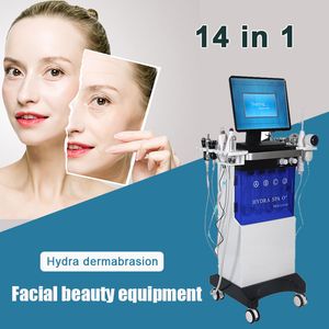 14 I 1 Multifunktionell skönhetsutrustning Hydro Dermabrasion Facial Care Machine Hydra Oxygen Water Diamond Microdermabrasion Skin Rejuvenation Device