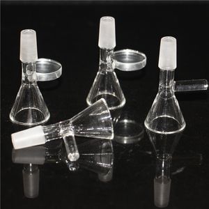 vattenpipor Glas rökskål Örtskålar 10 mm 14 mm 18 mm för Bongs återvinning av askfångare dabber verktyg vax