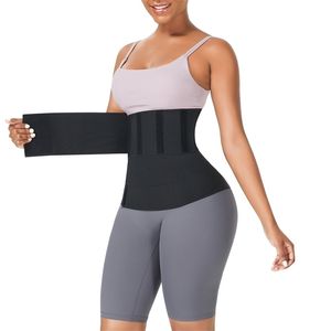 Waist Trainer Bandage Wrap Slimming Underwear Body Shaper Shapewear Tummy Shaper Corset for Weight Loss High Waist Fajas 220628