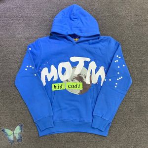 Wholesale terry hoodies for sale - Group buy Real Pics Blue Terry D Print Hoodies Sweatshirts High Quality