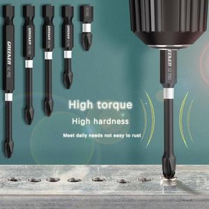 Hand Tools Magnetic Bits Strong Electric Screwdriver Set 25-150mm Industrial Grade High Hardness Drill Bit Tool