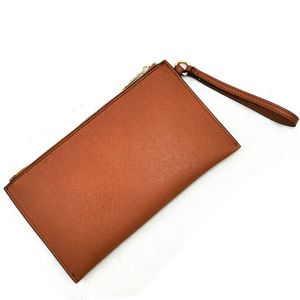 designer de marca mulheres pulseiras carteiras de alta qualidade bolsas de embreagem telefone homens chave do carro carteira bolsas titulares de cartão de crédito bolsas de moedas zíper pu couro 7 cores 0644