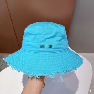 Casquette Bob Wide Brim Hats Designer Bucket Hat for Women Frayed Cap 11