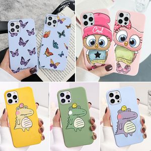 Animal Soft TPU Cases For Xiaomi Mi 11 Lite Ultra 11i 10 8 8X A1 A2 CC9e Poco M3 K40 Redmi Note 10S 9A 9 10 Pro Max Casess Funda