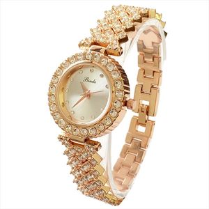 Armbandsur Pablo Raez Steel Fashion Clock Luxury Women Titta på Diamond Special Design Relojes de Marca Mujer Lady Dress Crystal