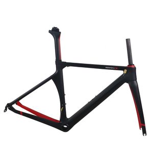 Clearance Sale Aero Road Bike Frame TT-X1 Hight Modulus Toray T800 Kolfiber Anpassad färg BB86