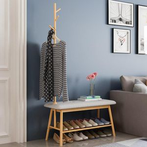 Szafa odzieżowa magazyn Nordic Minimalist Bute Rack drewniane klasyczne szafki przestrzeń oszczędzanie Scarpiera Salvaspazio Meble OC50XGC