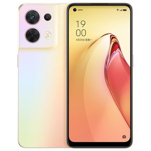 Oppo RENO original 8 5G Telefone celular 8 GB de RAM 128 GB 256 GB ROM Octa Core Mtk Dimensidade 1300 50,0mp AF NFC Android 6.43 