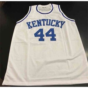 Nikivip Dan Issel＃44 Kentucky The Hourse Wildcats Retro Basketball Jersey Mensステッチカスタム番号名ジャージ