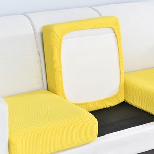 Chair Covers Sofa Cushion Cover 1 Piece Set Removable Jacquard Elastic Washable Slide 1/2/3/4 Seat Polar Fleece CoverChair