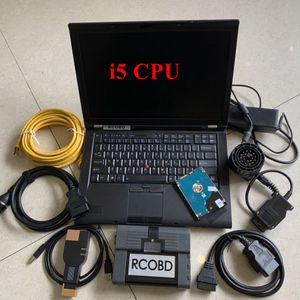 Strumento diagnostico RCOBD V2024.01 Modalità esperto per BMW Icom A2+B+C con HDD da 1 TB installato bene nel laptop T410 i5CPU 4 GB di RAM