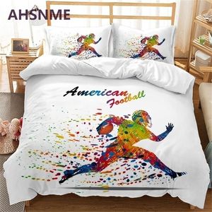AHSNME Running man Bedding Set Print Quilt Cover for King Size Market can be customized pattern bedding jogo de cama Duvet Cover 220616