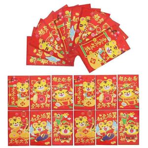 Gift Wrap 60pcs Chinese Year Red Envelope 2022 Tiger Creative PacketsGift