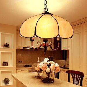 Pendant Lamps Jane Retro Restaurant Chandelier Bedroom Porch Corridor Balcony Lamp Glass Single Head Light Personality YA72616Pendant