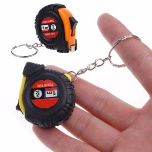 Mini Retractable Tape Measure Ruler Portable Pull Keychain Heart-shaped 1m