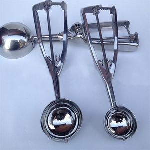 4CM 5CM 6CM Spoon Dish Stainless Useful Home Tools Supplies Potato Ice Cream Ball Dough Kitchen Biscuit Accessories Steel Spring 220509