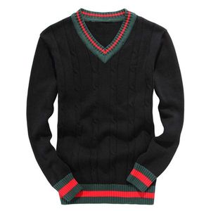 Di alta qualità 2022 nuovo maglione di lusso maglione cardigan da uomo casual ricamo camicia con scollo a V autunno inverno slim fit manica lunga uomo maglioni lavorato a maglia Pull Homme