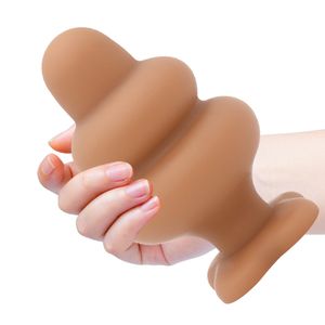 Soft Silicone Anal Plug with Strong Suction Cup Female Masturbation Tool Prostate Massager Butt Plug Erotic sexy Toys for Couple