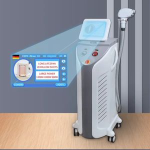 Tre lunghezze d'onda 755 808 1064nm Epilatore Laser a diodi indolore in modo permanente Depilazione del viso e del corpo delle donne Ringiovanimento della pelle Trattamento a 3 onde Apparecchiatura di bellezza