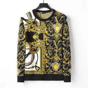 Дизайнер роскошный мужской плюс плюс размер свитеров Turtleneck Lapeles Классический вязаный пуловер. Случайный высококачественный высококачественный черный осенний зимний модный старший ретро M/L/XL/XXL/XXXL/3XL 4461