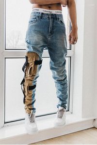 Мужские джинсы, мужские широкие джинсовые брюки, свободные прямые мешковатые уличные брюки, брюки для скейтборда, повседневные брюки в стиле хип-хоп