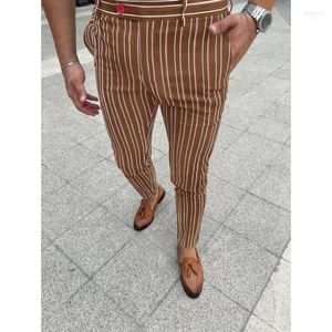 Men's Pants Black Men Fashion Multi Style Easy Matching Double Stripe Business Casual Plaid Stop Looking At My Dick SweatpantsMen's Drak22