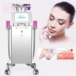 Pro 9in1 Vertical Multifunction Unoisetion Cavitation 3d RF Most Photon Light Therapy Slimming Cellulite Removal Skin Care Beauty Machine