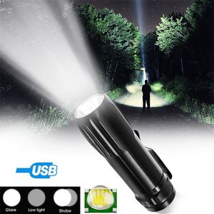 As lanternas tochas mini LEDs recarregáveis ​​Uso aquático Uso XPE Lâmpada de contas de 200 metros de iluminação usada para camping de aventura F