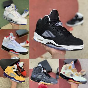Jumpman What les 5 5s High Casual Basketball Chaussures Mens Sail Musline Stealth 2.0 Raging Bull Red Top 3 Oreo Hyper Royal Oregon Ducks Ice Bred Michigan Trainer Sneakers S8