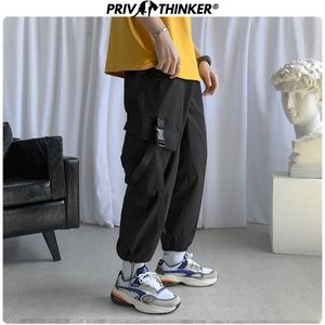 Privathinker Men Spring Casual AnkleLength Pants Mens Safari Style Hip Hop Joggers Male Korean Harem Pant Fashions Bottoms 201112