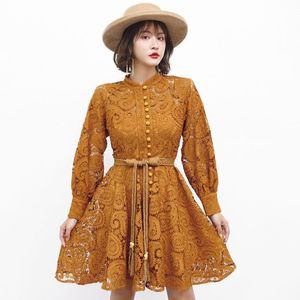 Casual Dresses Women's Summer Dress Chain Link Cutout Air Quality Shows Tall And Short Stylish Long Sleeves For Women 2022Casual