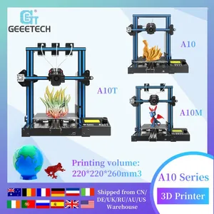 Printers A10/A10M/A10 3D Printer 2 In 1 Out And 3 Mix-Color Printing Silent High Accuracy Touch Screen FDMPrinters Roge22