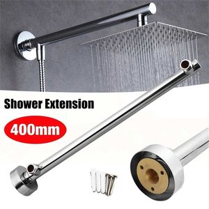 Wall Mounted Shower Head Shower Arm Wall Ceiling Mounted Shower Head Extension Arm Bathroom Tools Accessories 400mm 200925