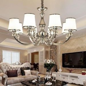 Pendant Lamps Modern Lustre Crystal Led Chandeliers Lighting Living Room Chrome Chandelier Lights Dining Hanging Lamp FixturePendant