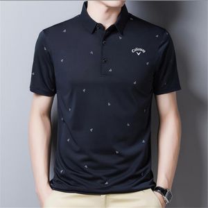 Men's Polos Golf Clothing Shirts Summer Men's T-shirt Comfortable Soft Quick-drying Breathable Fashion Stitching Wear MenMen's