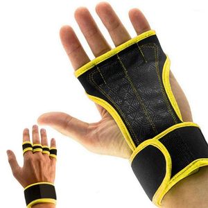 Wrist Support Sports Breathable Fitness Weight Lifting Dumbbell Handwear Women Men Anti-Slip Half Finger Gloves