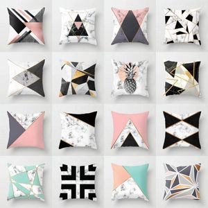 Kissen/Dekoratives Kissen, nordisches Kissen, originelles Design, Kombination aus Windgeometrie, modernes einfaches Sofa, Rücksitzkissen, Dekorkissen/Dekora