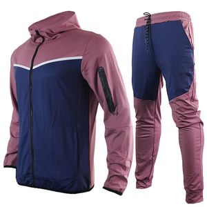 Męskie dresy techniczne polar męskie męskie projektanci bluzy kurtki sportowe spodnie kosmiczne bawełniane spodnie dresowe dressits man joggers światło