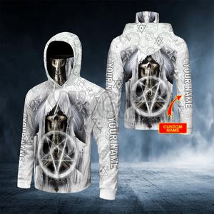 White Grim Reaper Be för Death3d tryckta hoodies harajuku mode tröja kvinnor män avslappnad pullover hoodie mask varm 220712