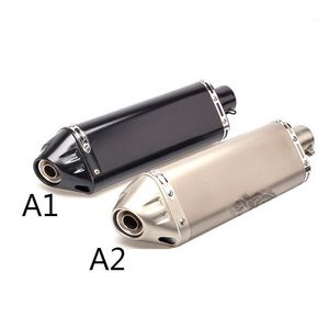 Big Power OVER 250cc Motorcycle Modified Exhaust Pipe Muffler Triangle Back Pressure Mute K8 Huanglong 600