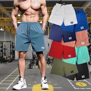 Men's Shorts Men's Mesh Quick-drying Breathable Casual Five-point Pants Basketball Korean Training PantsMen's