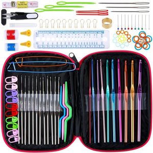 Sewing Notions & Tools Crochet Hooks Needles Stitches Knitting Craft Case Agulha Set Weaving Kits Needle CraftSewing