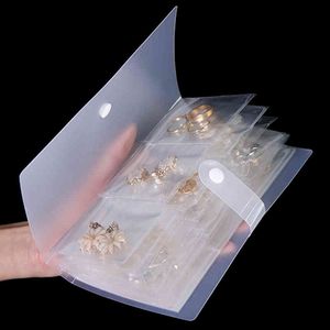 酸化防止ジュエリーストレージバッグデスクトップ引き出しオーガナイザー透明なネックレスブレスレットリングホルダーボックス