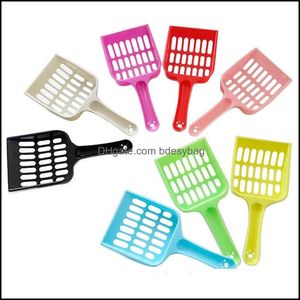 Cat Grooming Supplies Pet Home Garden Litter Shovel Cleanning Tool Plastic Scoop Cats Sand Cleaning Products To Dhdsk