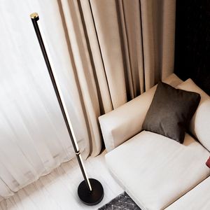 Wholesale floor lighting strips for sale - Group buy Floor Lamps Lamp Vertical Minimalist Sofa Bedside Reading Light Luxury Rotating Simple Dimming Personality Word Nordic Strip